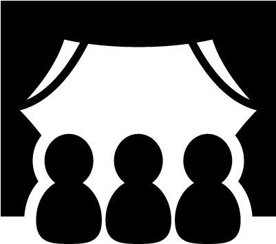 People Watching A Movie Vector - People Watching Movie Icon (400x400), Png Download