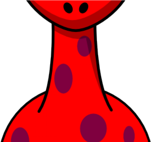Giraffe Clipart Red - Clip Art (640x480), Png Download
