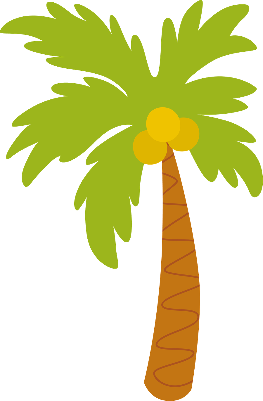 Minus Say Hello Cameo Pinterest Moana Clip - Palmera Hawaiana Png (900x1372), Png Download