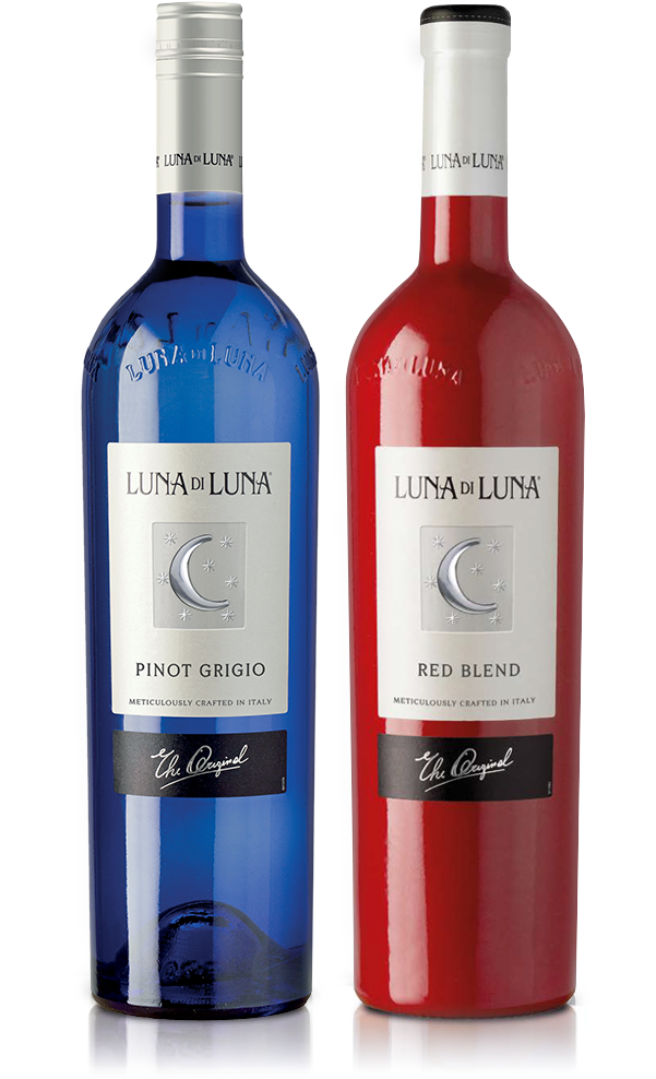 The Iconic And Brightly Colored Bottles Preserve Excellent, - Luna Di Luna Wine (600x1000), Png Download
