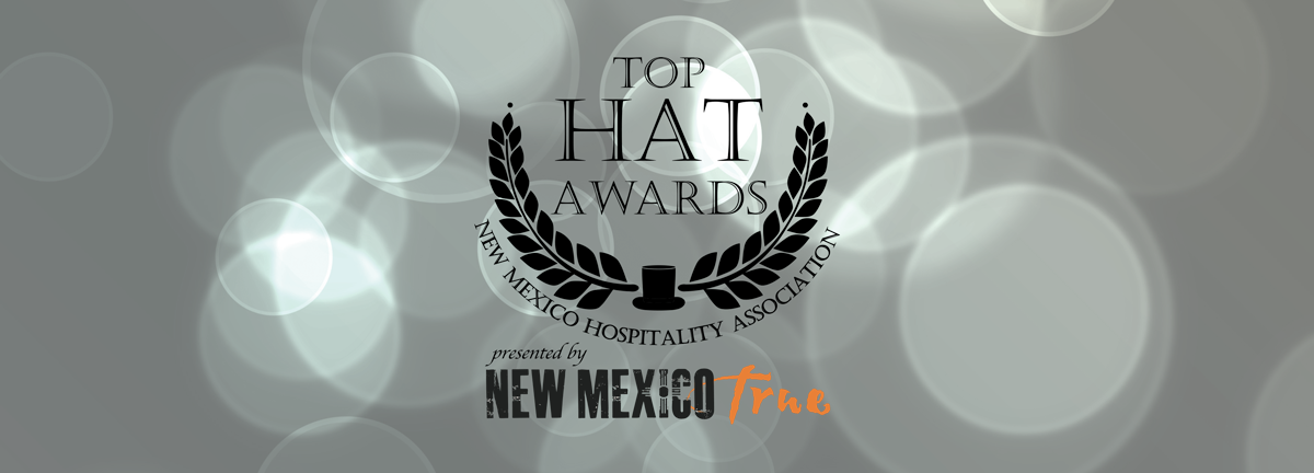 Top Hat Integrated Logo Banner Image - New Mexico True (1200x432), Png Download