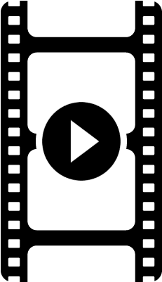 Play Symbol On Film Strip Vector - Film Strip Vector Png (400x400), Png Download