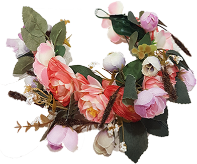 Titania Flower Crown - Annah.s (400x600), Png Download