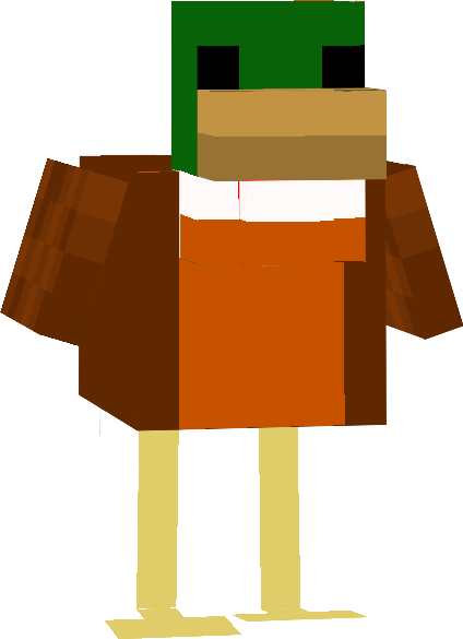 Скин гуся для майнкрафт