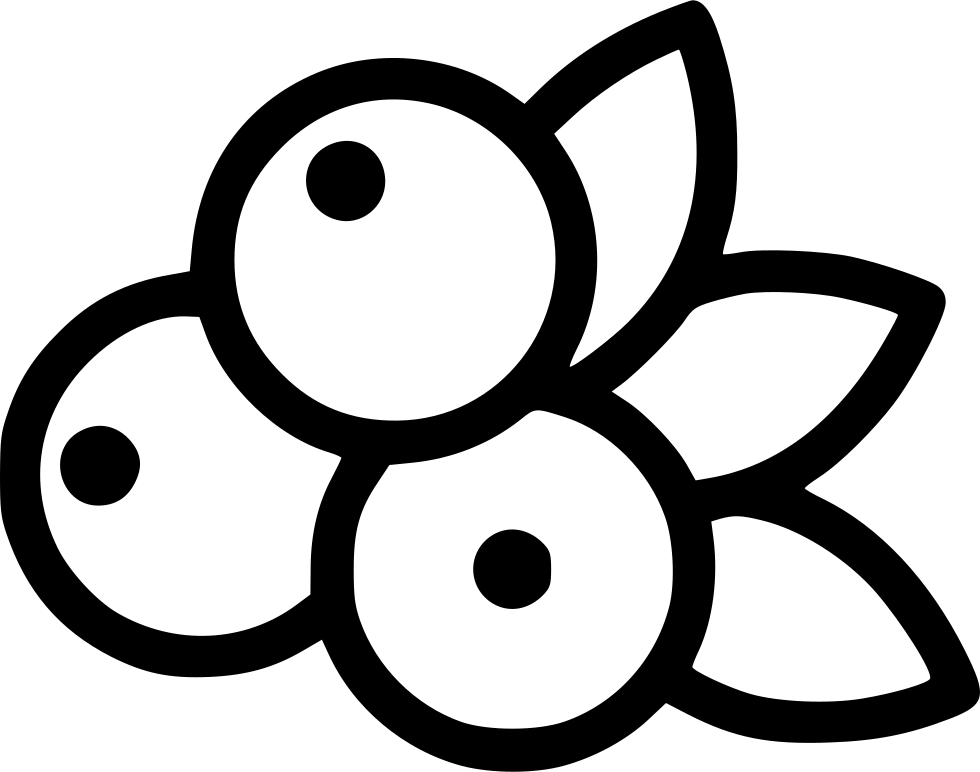 Blueberry Comments - Free Blueberry Png Line Art (980x772), Png Download