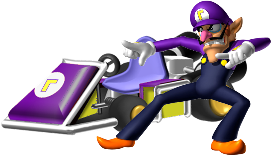 Free Image Waluigikartspecialpowers Png Fantendo Nintendo - Mario Kart 8 Waluigi Png (935x552), Png Download
