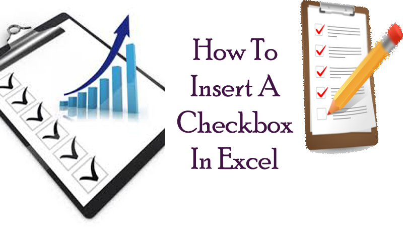 How To Insert A Checkbox In Excel - Checkbox (800x450), Png Download