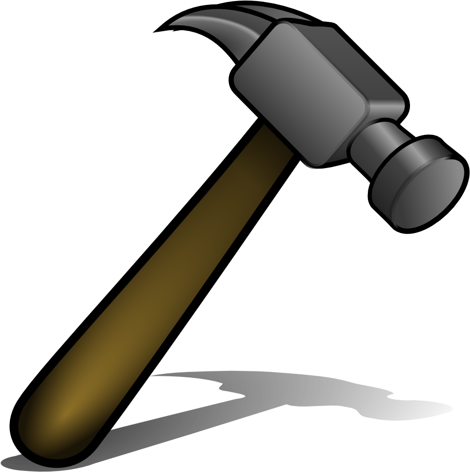 Svg Royalty Free Download Hammer Clipart Png - Hammer Clipart (991x1000), Png Download
