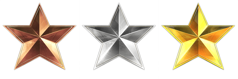Silver Star - Organization (768x256), Png Download