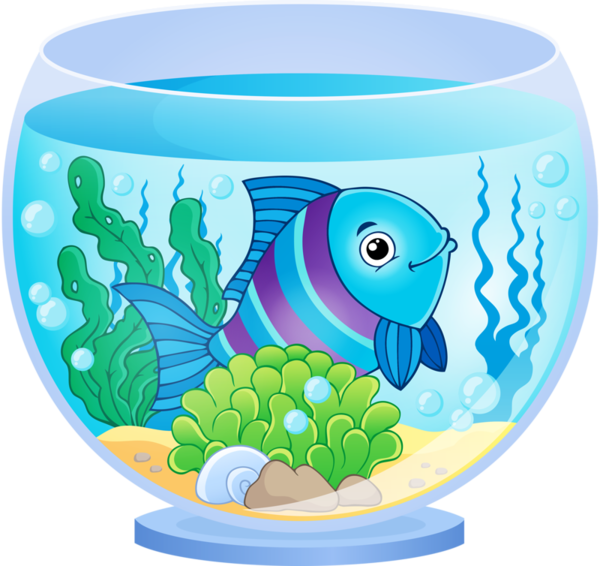 Fish, Fish - Aquarium Clipart Png (600x566), Png Download
