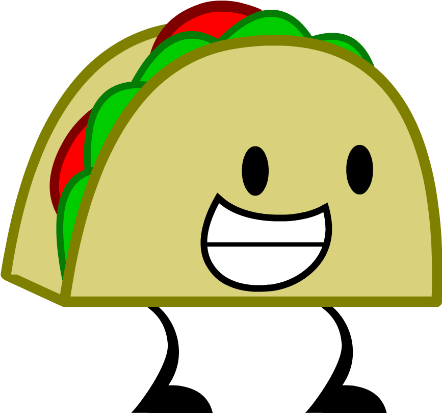 Tacoidleoldnew - Cartoon Taco Png (867x886), Png Download