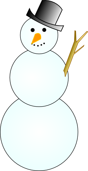 Another Snowman Svg Clip Arts 306 X 595 Px (306x595), Png Download