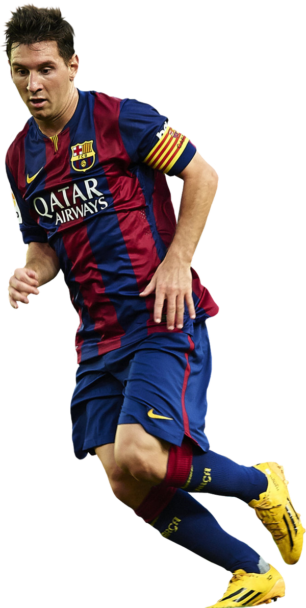 Motafreg G On Twitter - Lionel Messi Png 2015 (600x1191), Png Download