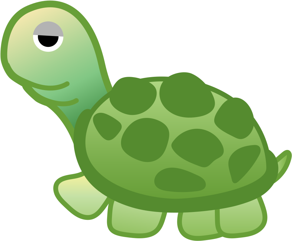 Download Svg Download Png - New Google Turtle Emoji (1024x1024), Png Download