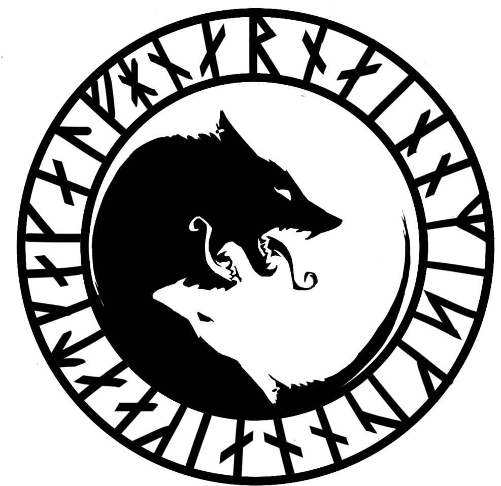 Wolf Symbol - No Mercy Only Violence Runes (1024x1024), Png Download