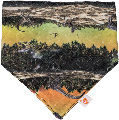 Bandana Bib - Jurassic - Swamp (500x500), Png Download