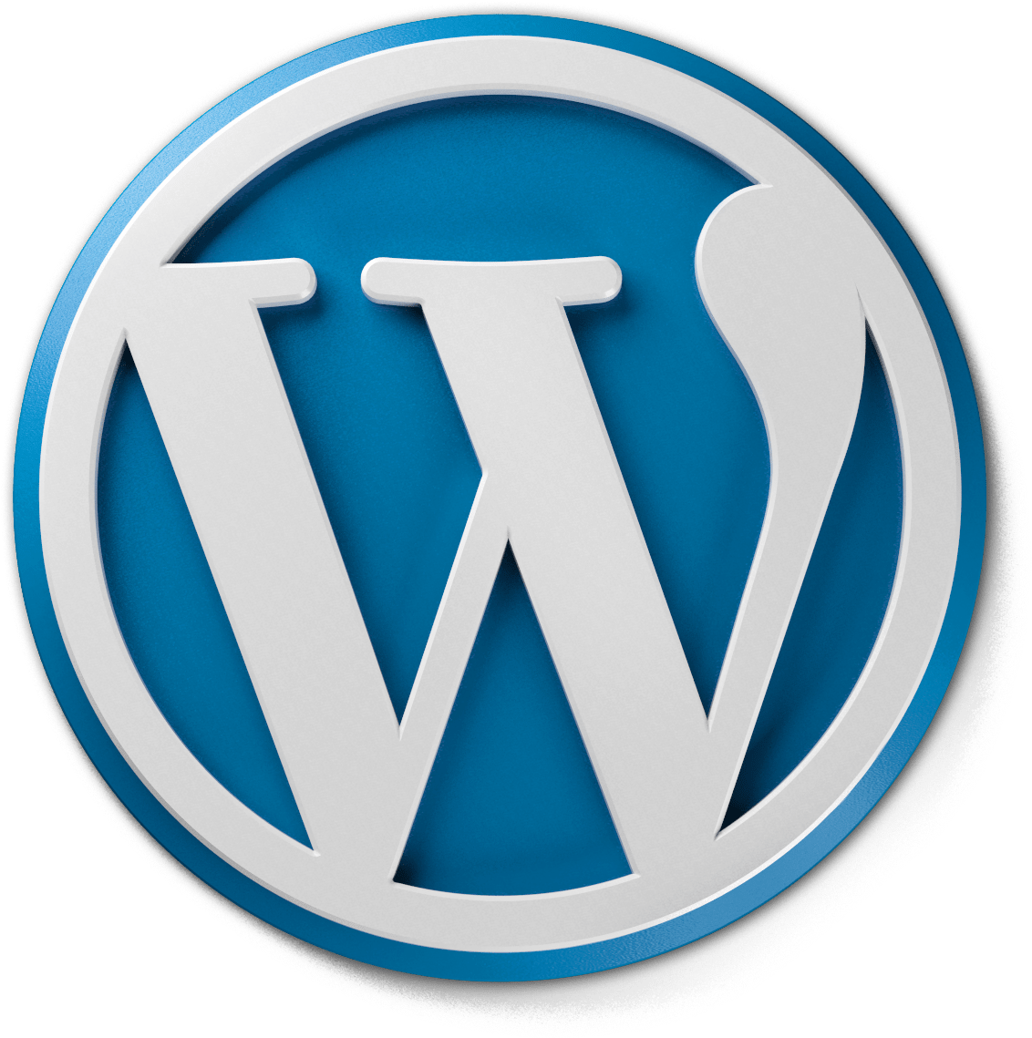 Wordpress Logo Free Download Png - Logo Wordpress (1024x1015), Png Download
