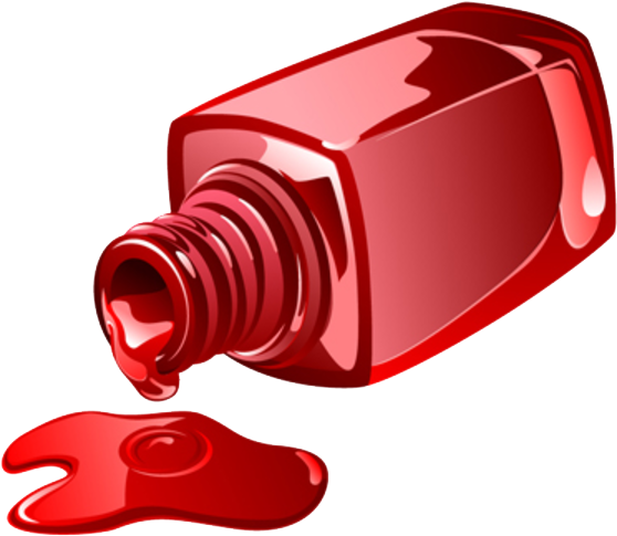 Nail Polish Png File - Nails Polish Vector (570x600), Png Download