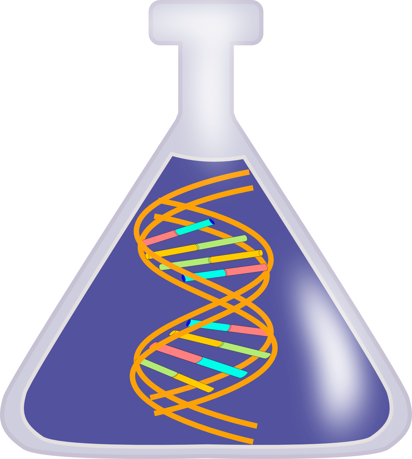 Clipart Info - Dna Clip Art Png (1331x1482), Png Download