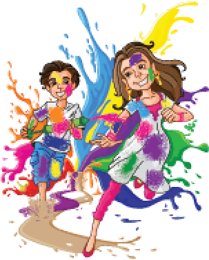 Holi Clipart Png - Happy Holi Images 2018 (399x399), Png Download