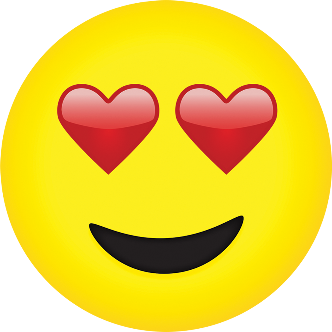 Heart Eyes Emoji - High Resolution Emoji Hd (1200x1200), Png Download