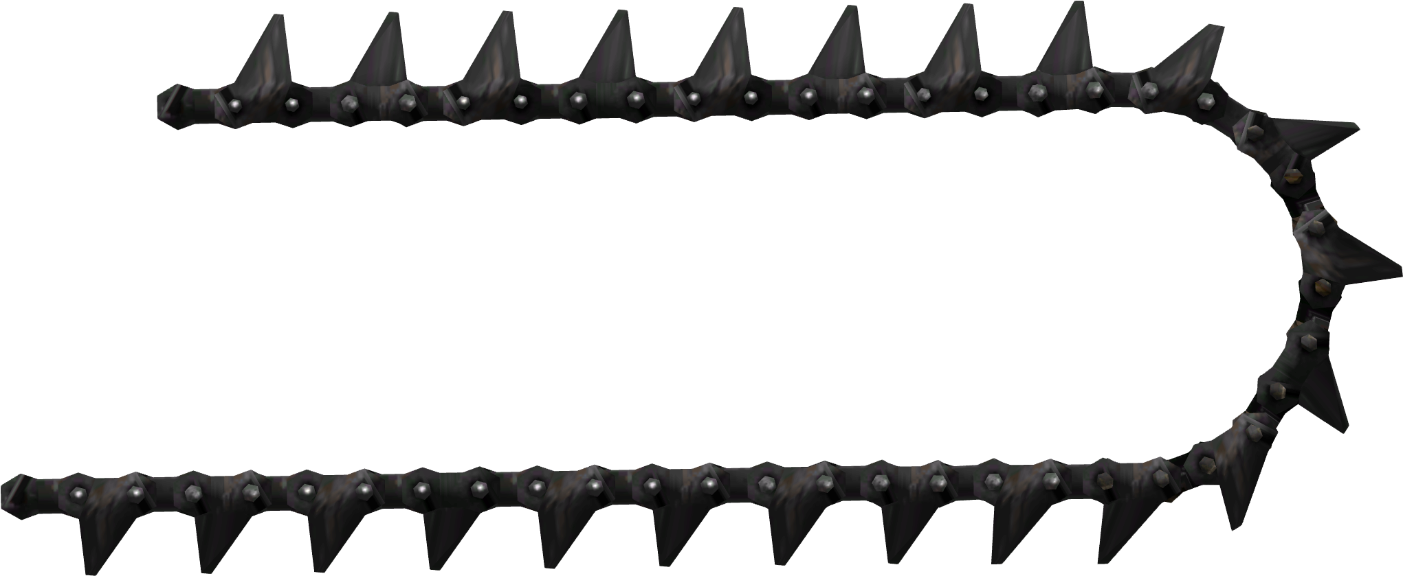 Chainsaw Carbide Teeth - Chainsaw (2100x900), Png Download