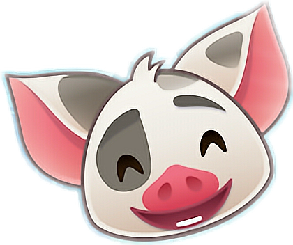 Moana Fofo Disney Porco Emotions Emoji - Disney Emoji Moana (420x352), Png Download