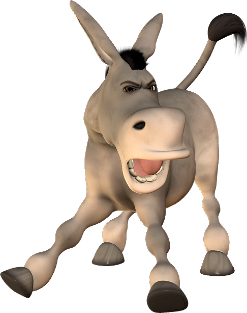 Donkey Icon - Zoltán Névnapi Köszöntő Vicces (486x614), Png Download