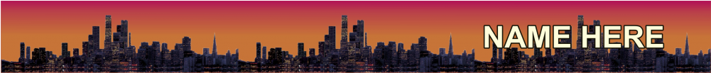 San Francisco City Skyline - San Francisco (1000x300), Png Download