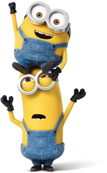 Minions Banana Png Picture Royalty Free Stock - Bob Y Kevin Minions (500x700), Png Download