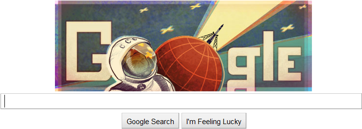 Google's Yuri Anniversary Logo - Poster (754x281), Png Download