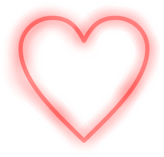 Report Abuse - Red Neon Heart Png (719x1017), Png Download