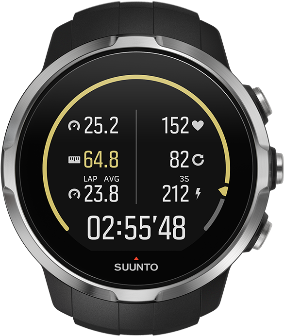 Suunto Spartan Sport Black Ss022649000 Watch (800x800), Png Download