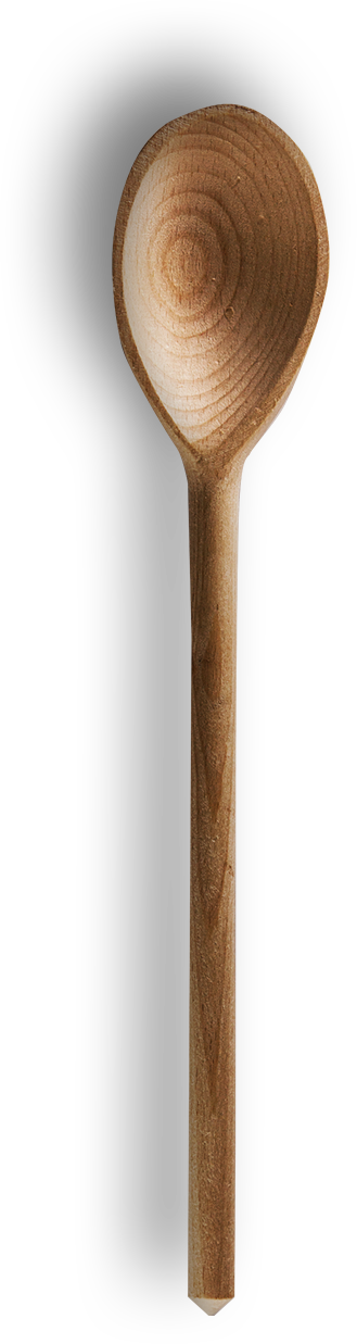 Wood-spoon - Paint Brush (329x1237), Png Download