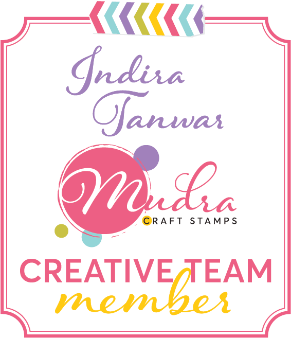 Mudra Craft Stamps - Mudra Stamps - Dainty Blooms - 4"x4" (608x708), Png Download