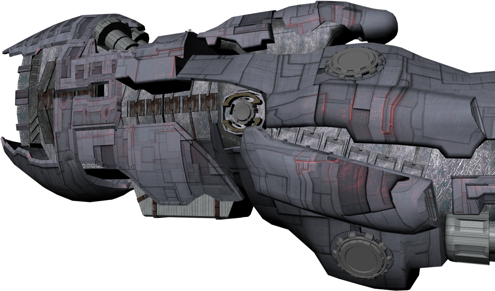 Original Spaceship Spaceship Png - Uv Mapping (1920x1080), Png Download