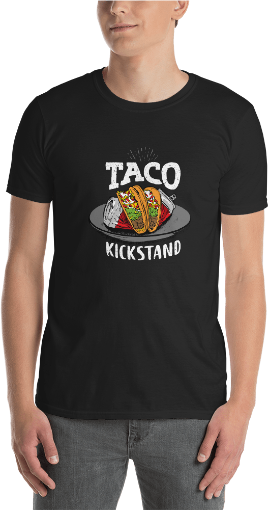 Download Download Hd Taco Kickstand Mockup Front Mens Black Transparent Png Image Nicepng Com
