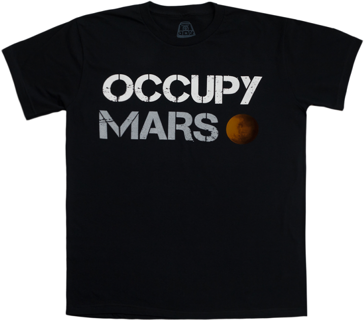 Occupy Mars Shirt T-shirt (800x800), Png Download