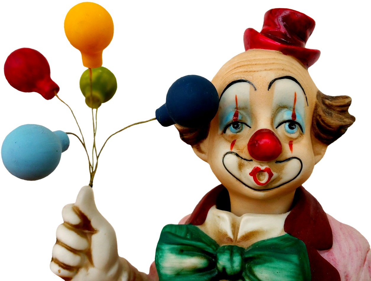 Statuette Clown Ballons (1280x959), Png Download