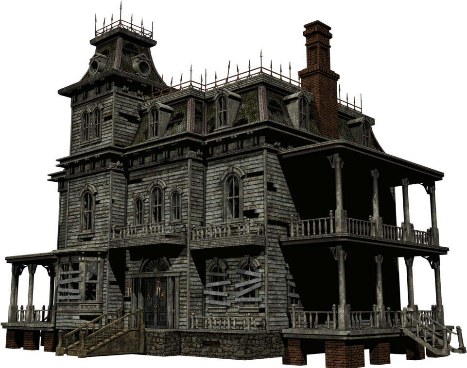 Miscellaneous - Haunted House Png (1024x768), Png Download