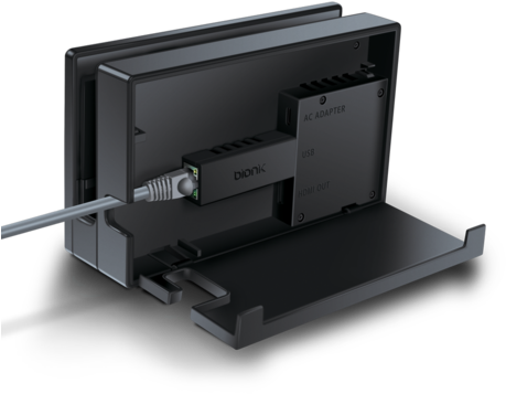 Giganet Adapter In Nintendo Switch™, Angled View - Electronics (480x480), Png Download