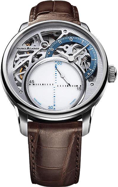Maurice Lacroix Masterpiece Mysterious Seconds Limited - World Time Automatic Watch (640x640), Png Download