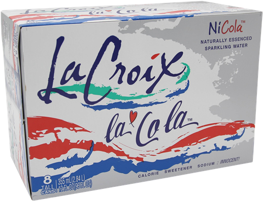 La Croix Nicola Sparkling Water 8pk - Lacroix Berry Sparkling Water 12oz (pack Of 12) (600x458), Png Download