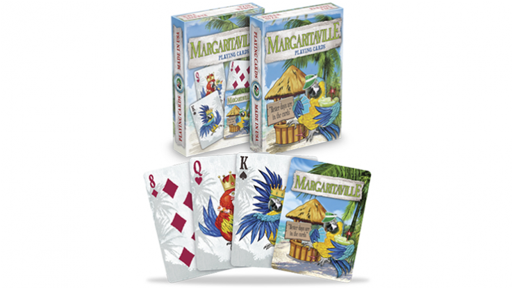 Margaritaville Playing Cards (736x828), Png Download