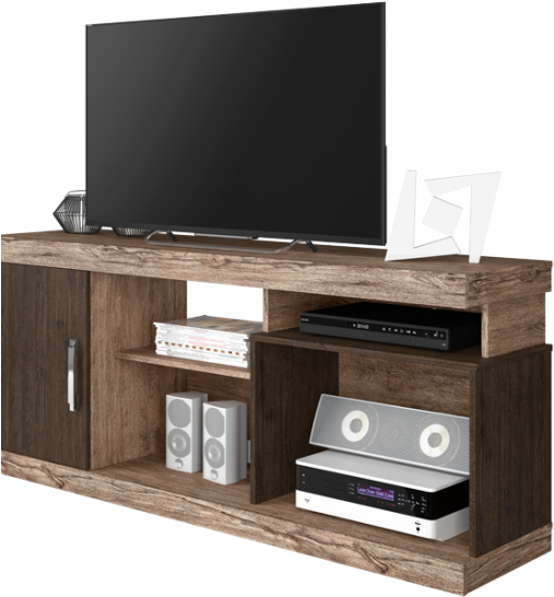 Quick View - Mueble Rack Tv Audio (570x760), Png Download