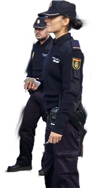 Trato Personalizado - Police (380x600), Png Download
