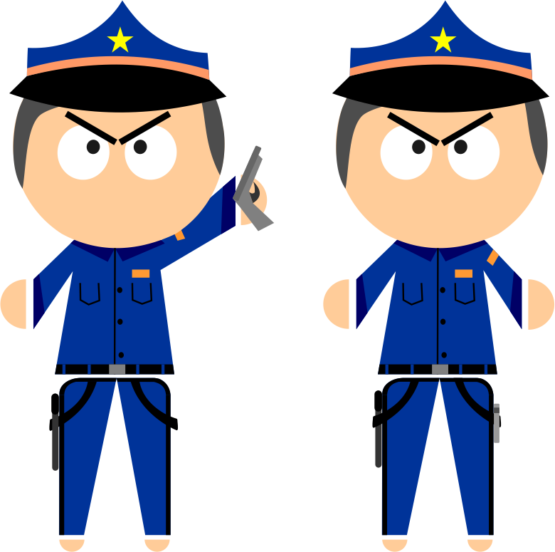 Personagem-policial - Desenho De Policial Png (780x775), Png Download