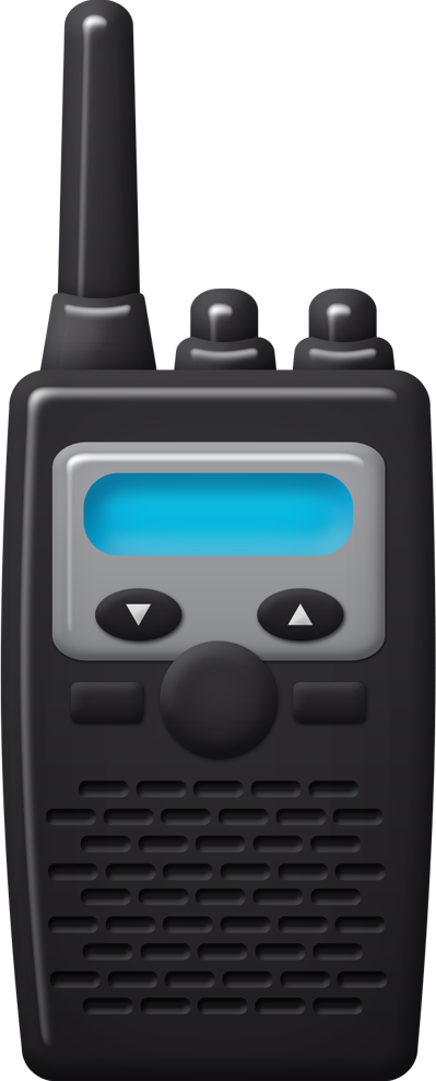 B *✿* De Policias Police Party, Scrapbook Images, Scrapbook - Police Walkie Talkie Clipart (399x989), Png Download