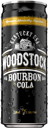 Picture Of Woodstock Bourbon 250ml 12 Pack Cans - Bourbon And Cola Can (550x550), Png Download