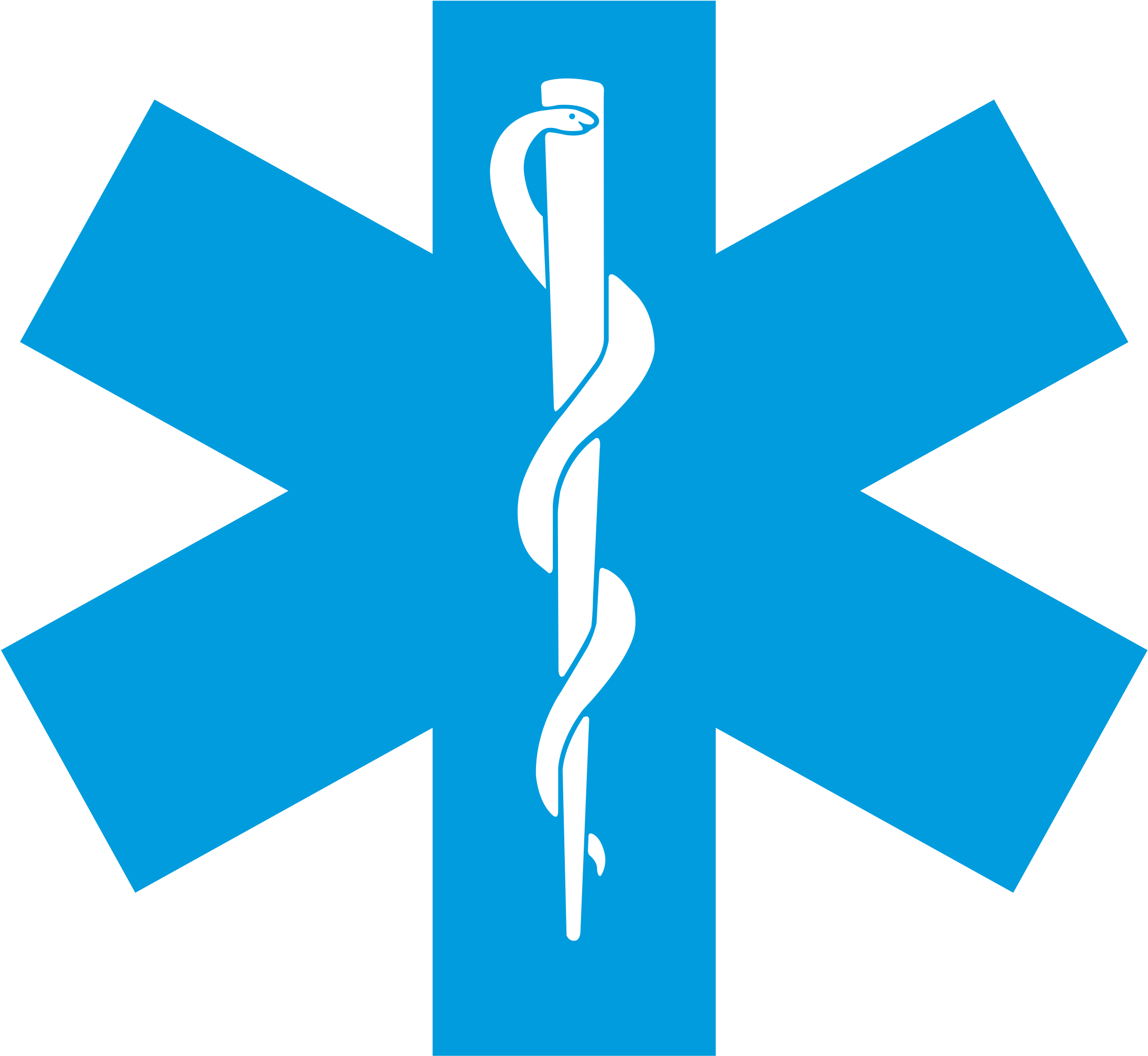 Paramedicos Policia Logo Png Transparent - Star Of Life (2400x2400), Png Download